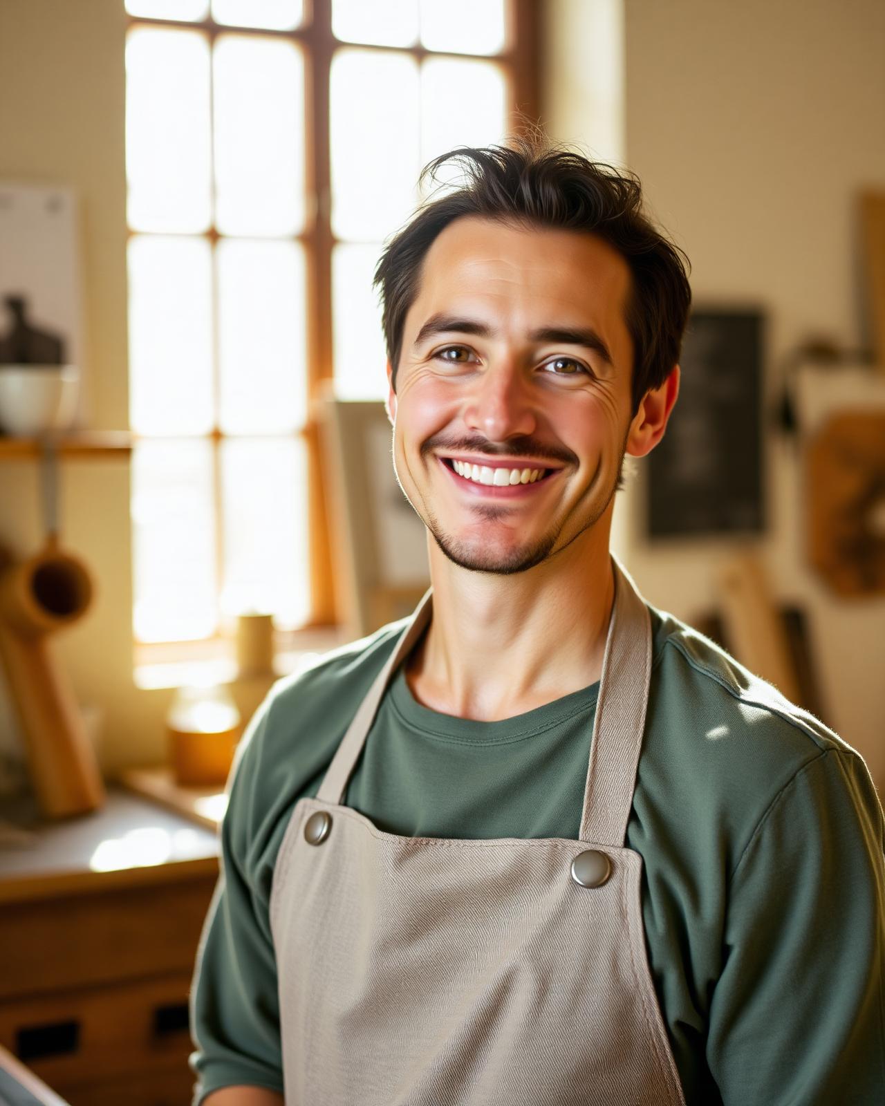 A local professional in their workshop